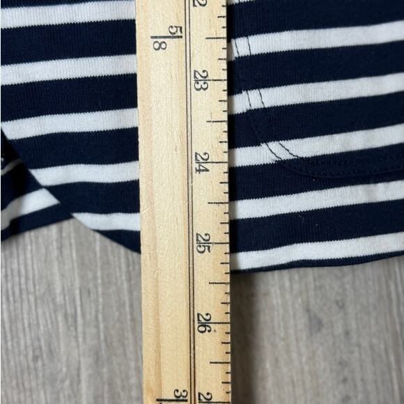 Lauren Ralph Lauren NWT Navy White Striped Cotton Blazer Women’s XL - Picture 12 of 13